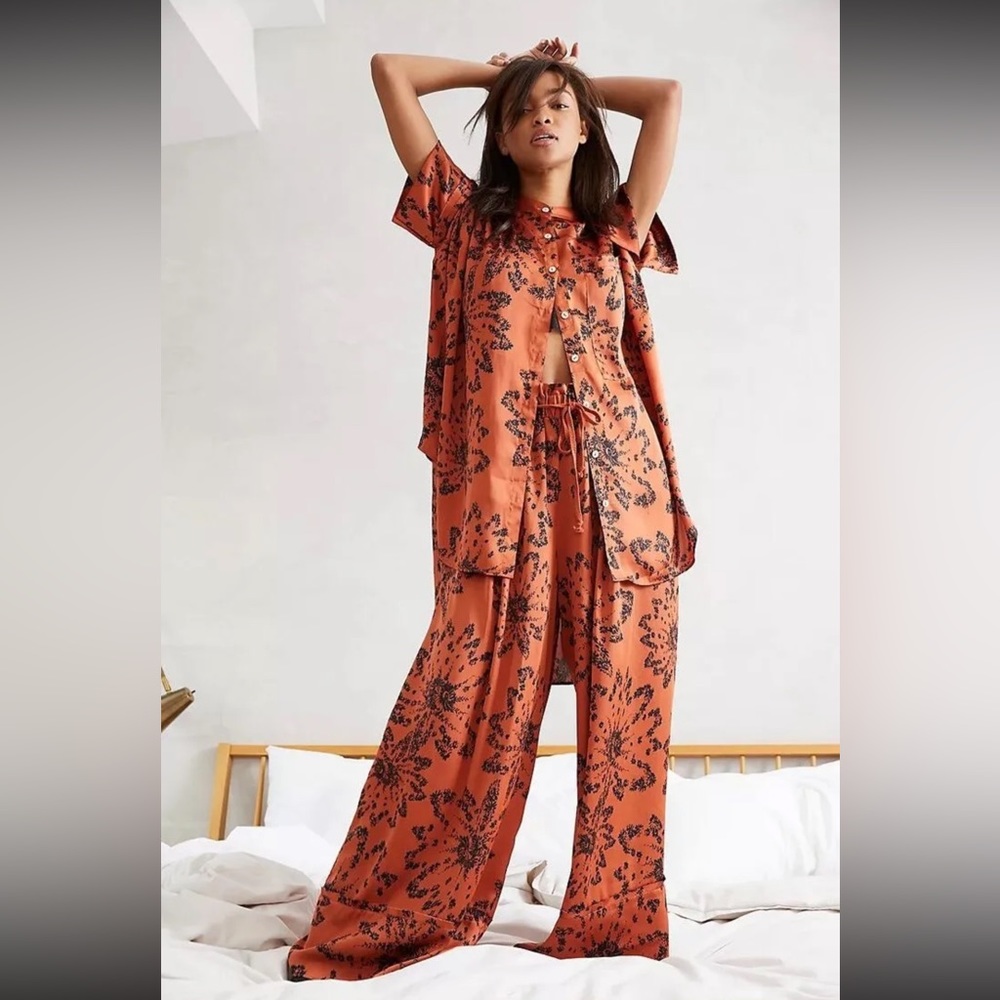Free People Intimately Goddess Wide Leg Lounge Pant